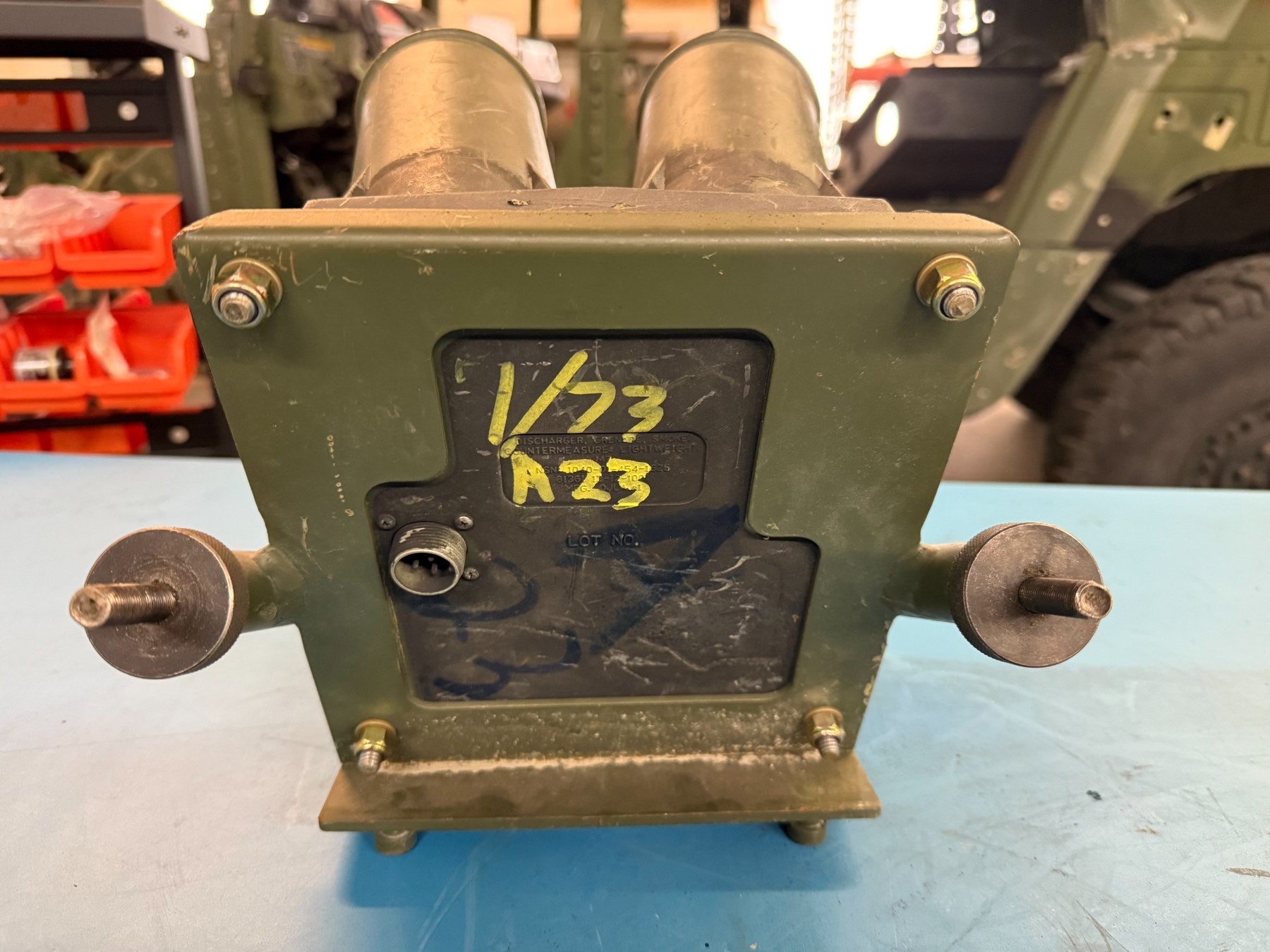 AM General HMMWV Humvee Hummer H1 LVOSS Smoke Grenade Discharger